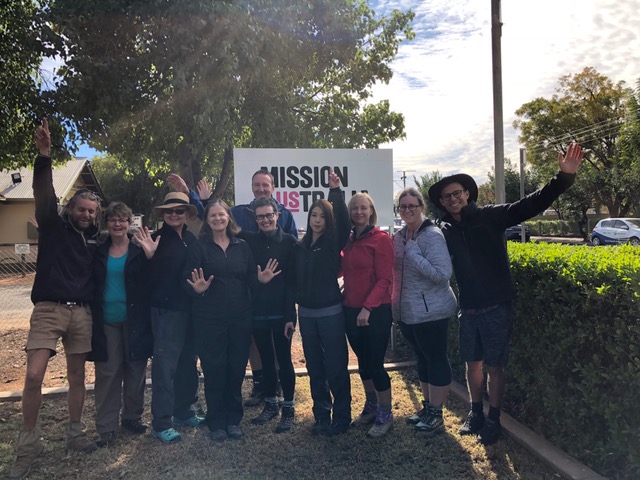 Mission Australia Day 2 team photo
