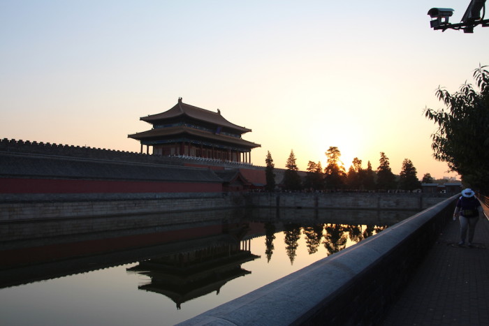 Forbidden City at Sunset