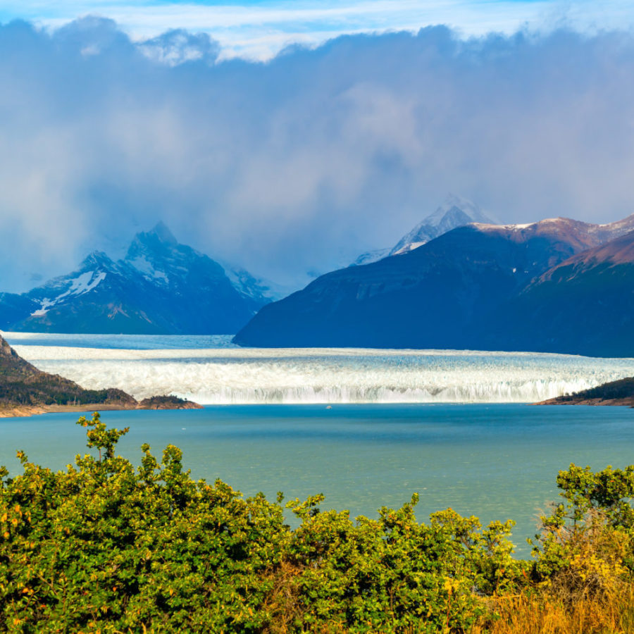 Beautiful landscape of Perito Moreno Glacier at Los Glaciares National park in Patagonia Argentina